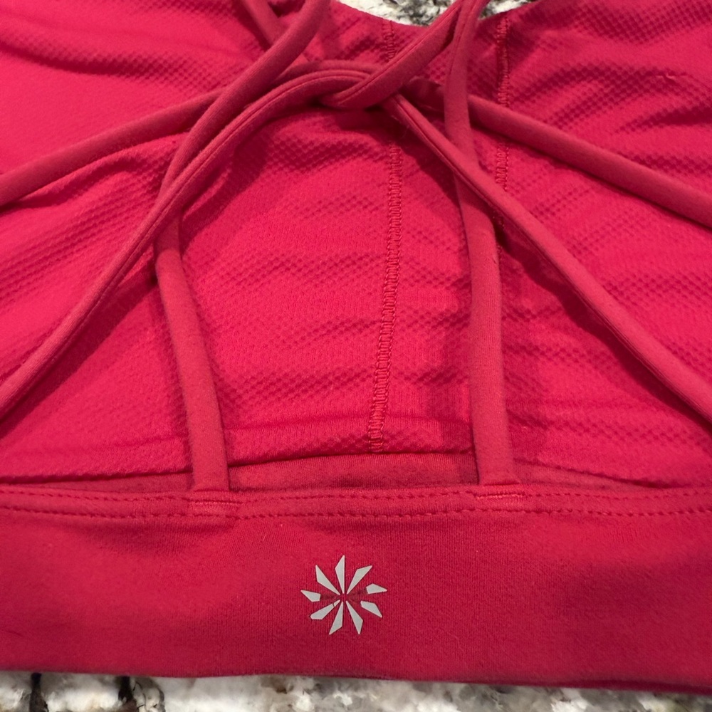 Athleta Pink Sports Bra - Picture 3 of 3